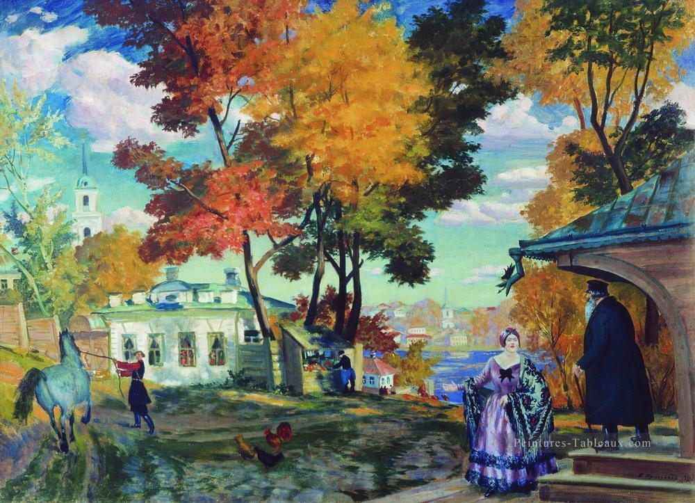 automne 1924 Boris Mikhailovitch Kustodiev Peintures à l'huile